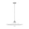 Z-Lite Paloma Pendant, 1-Light, 24 In.W x 6.75 In.H, Brushed Nickel/Gloss Opal 820P24-BN - alternate 8